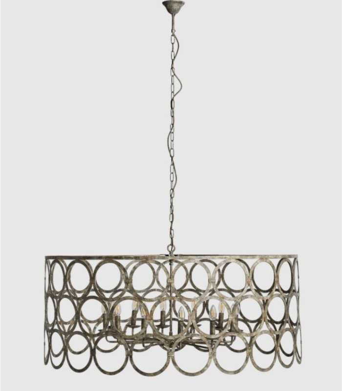 Ceiling lamp with circles