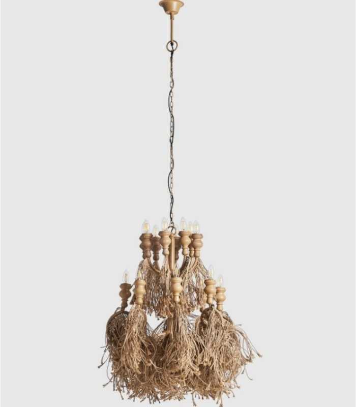 Plafondlamp met 16 lampen