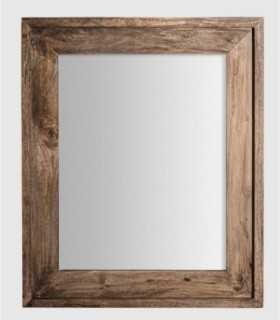 Giekau spiegel met houten frame