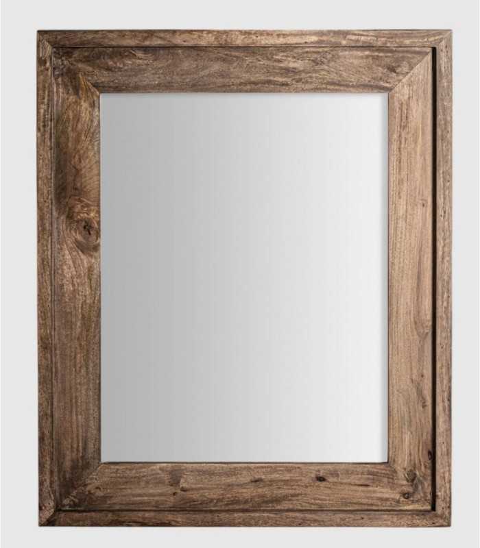 Giekau spiegel met houten frame