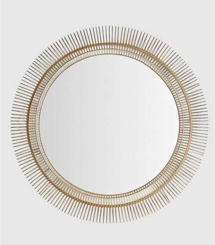 Berila golden round mirror