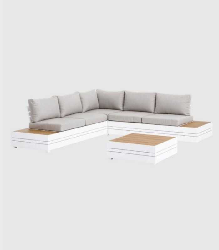 Set sofá esquinero y mesa Osten