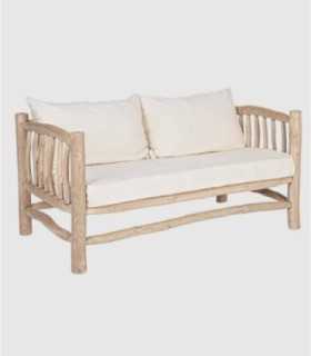 Sahel natural wood armchair