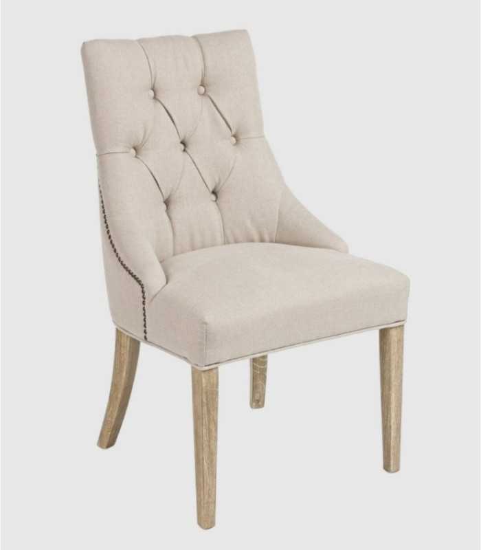 Cally Beige Upholstered Chair