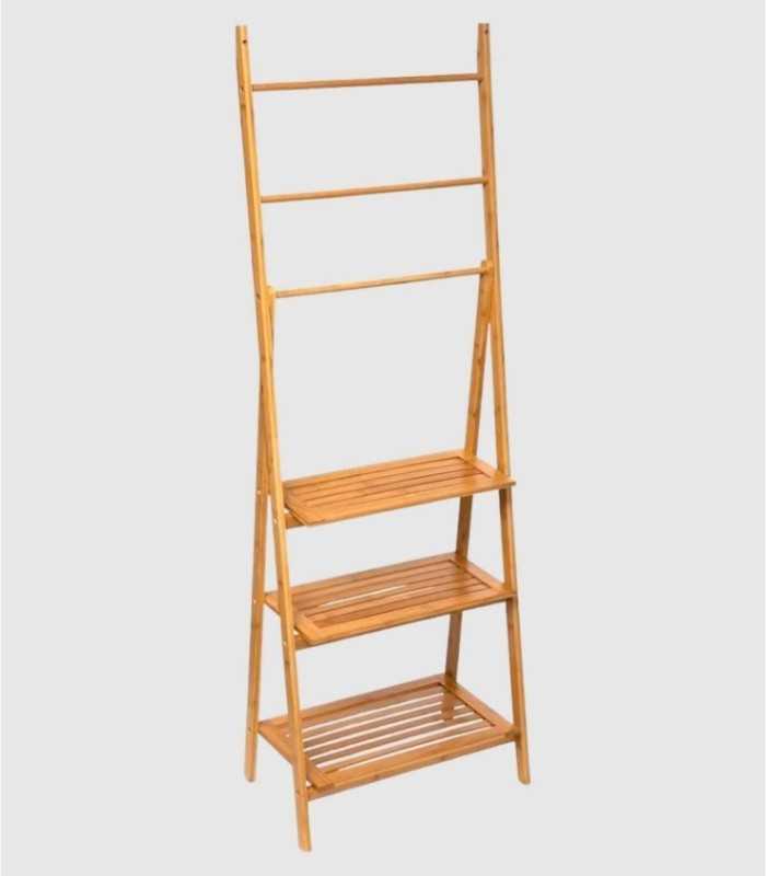 Handdoekrek van bamboe