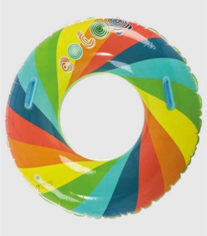 Rueda hinchable colores con asas
