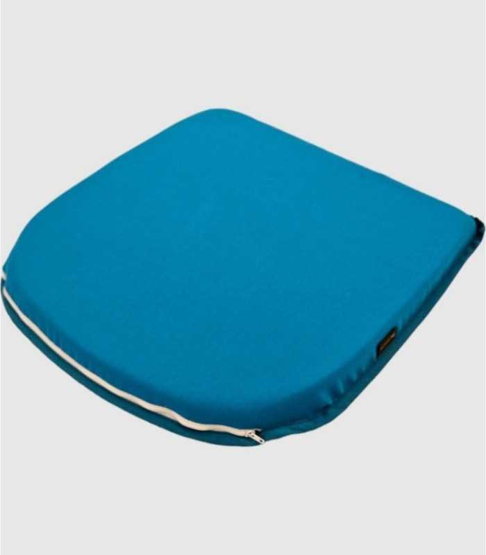 Cojín asiento sillas turquesa