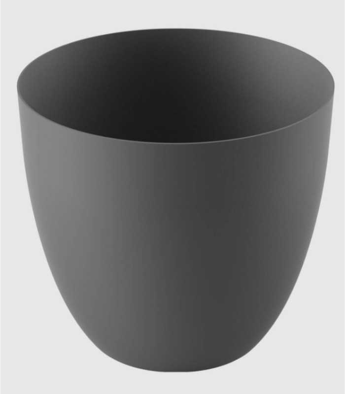 Large round anthracite Tes pot