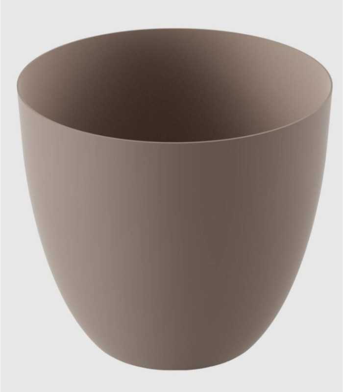 Tes large taupe round pot