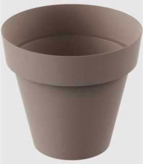 Large taupe Tes planter
