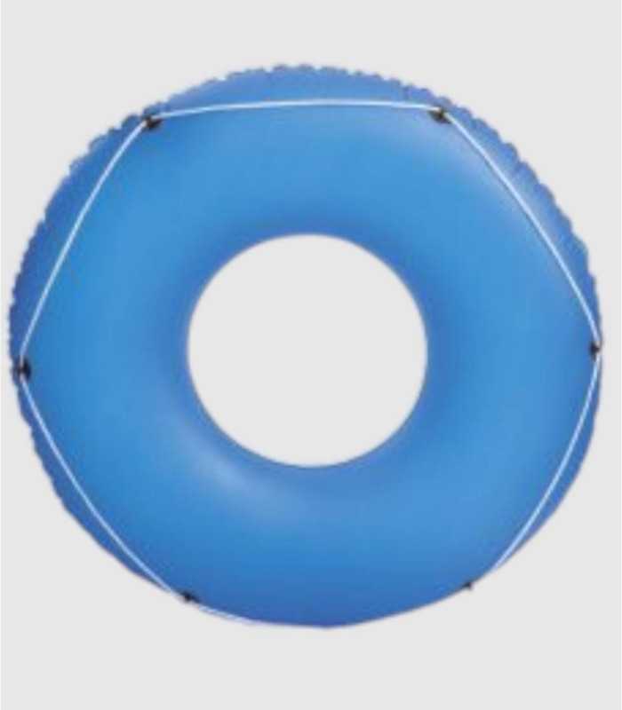 Inflatable wheel with blue rope