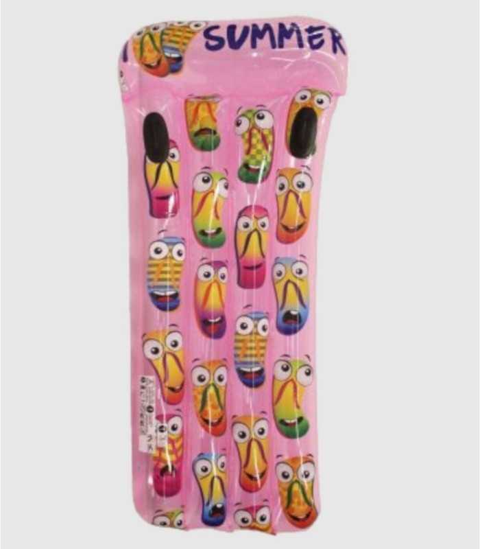 Opblaasbaar matras voor slippers met handvatten