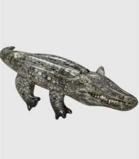 Realistic inflatable crocodile mattress