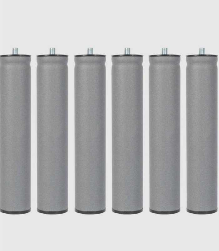 Pack of 6 bed base legs