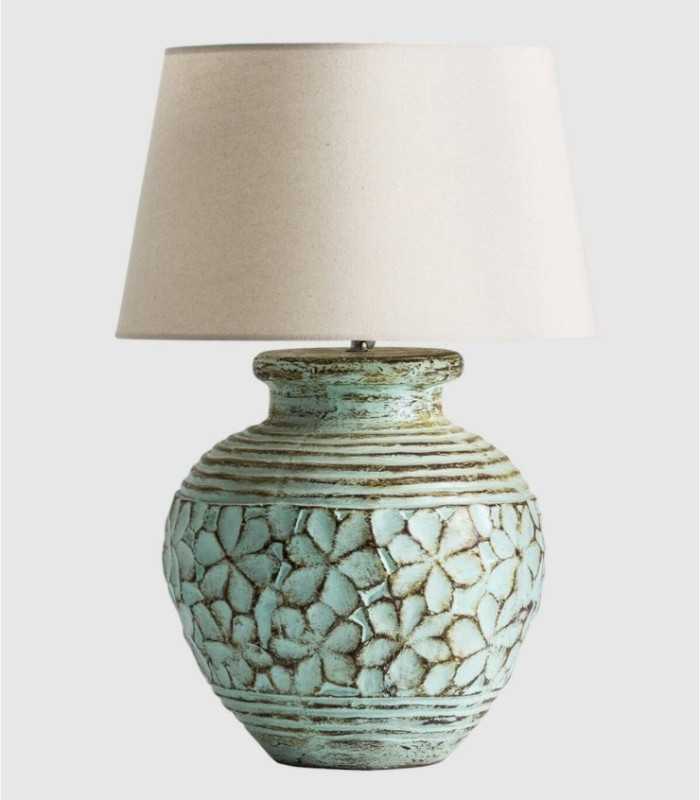 Turquoise tafellamp