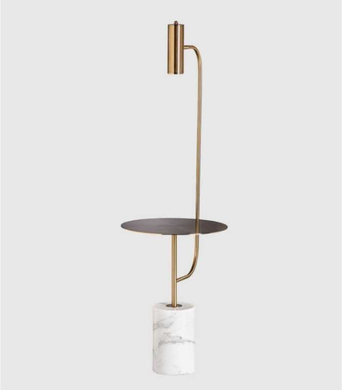 Floor lamp tray