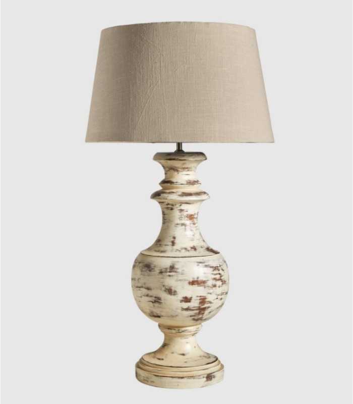 White table lamp