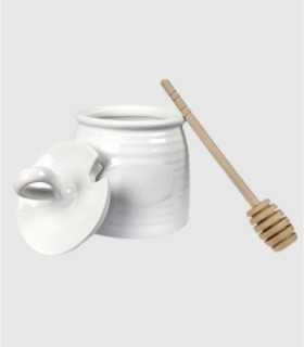 Keramische honingpot