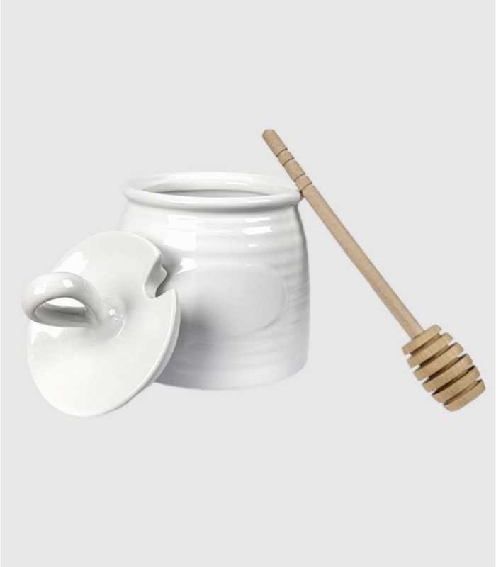 Keramische honingpot