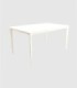 Mesa blanco marfil cuadrada Ness