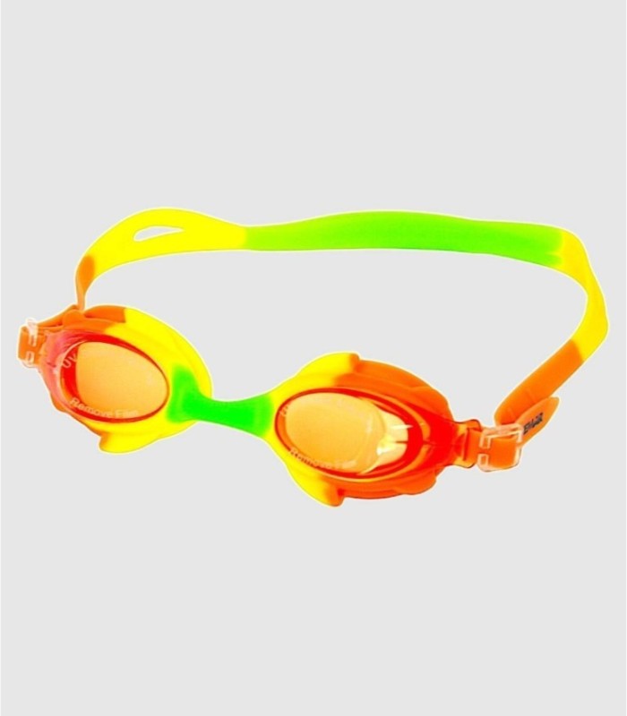 Multicolor children's silicone swimming glasses