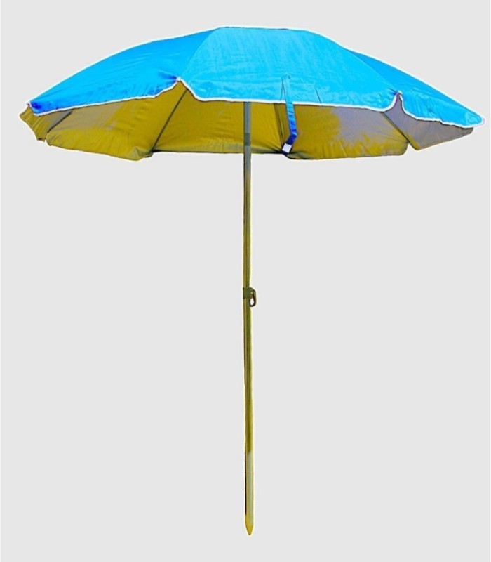 Blauwe Oxford strandparasol