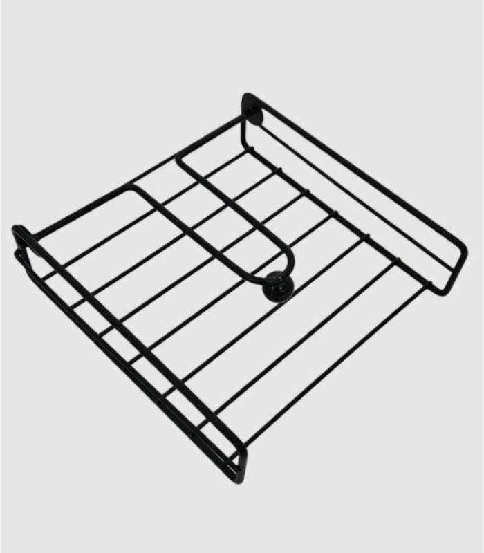 Zwarte metalen servettenhouder