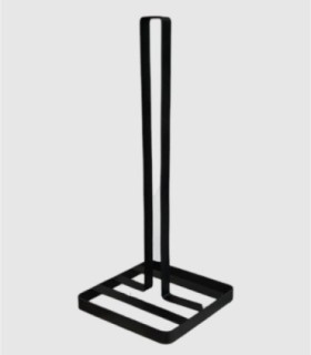 Black Kitchen Roll Holder