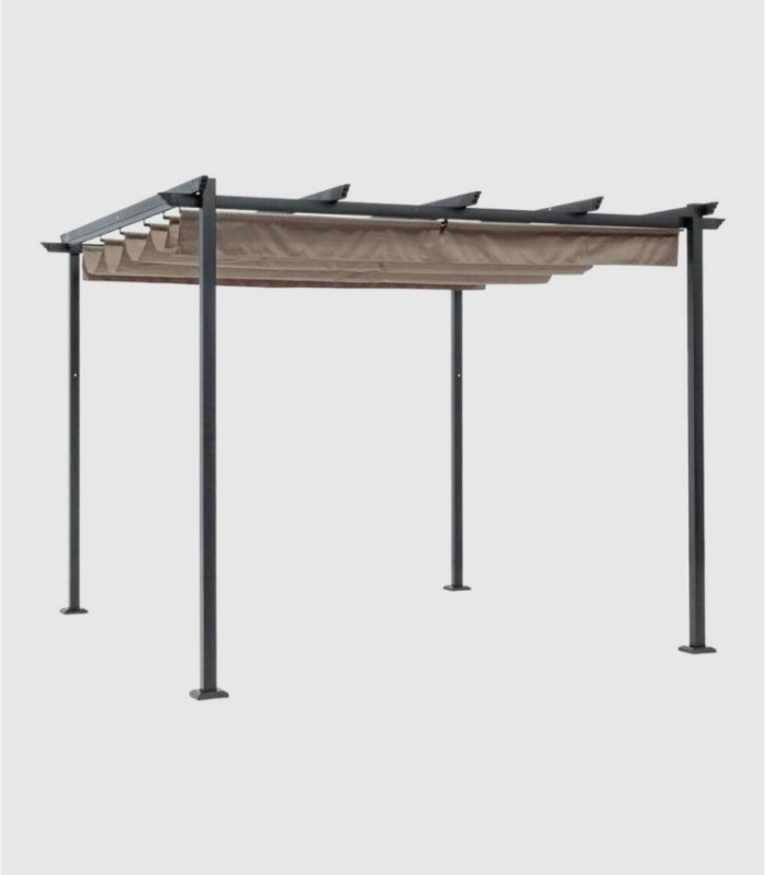 Gazebo Dynamic acero antracita
