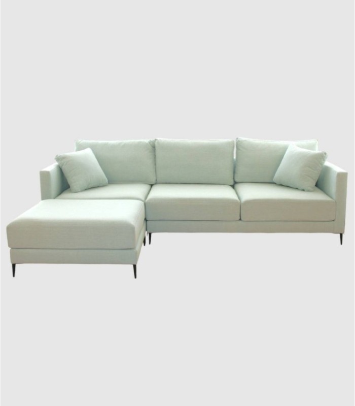 Sofá chaisse longue Mandala bronce