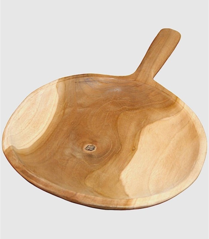 Rustieke houten pizzaplaat