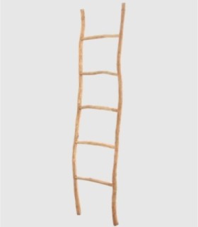 Houten kapstokladder