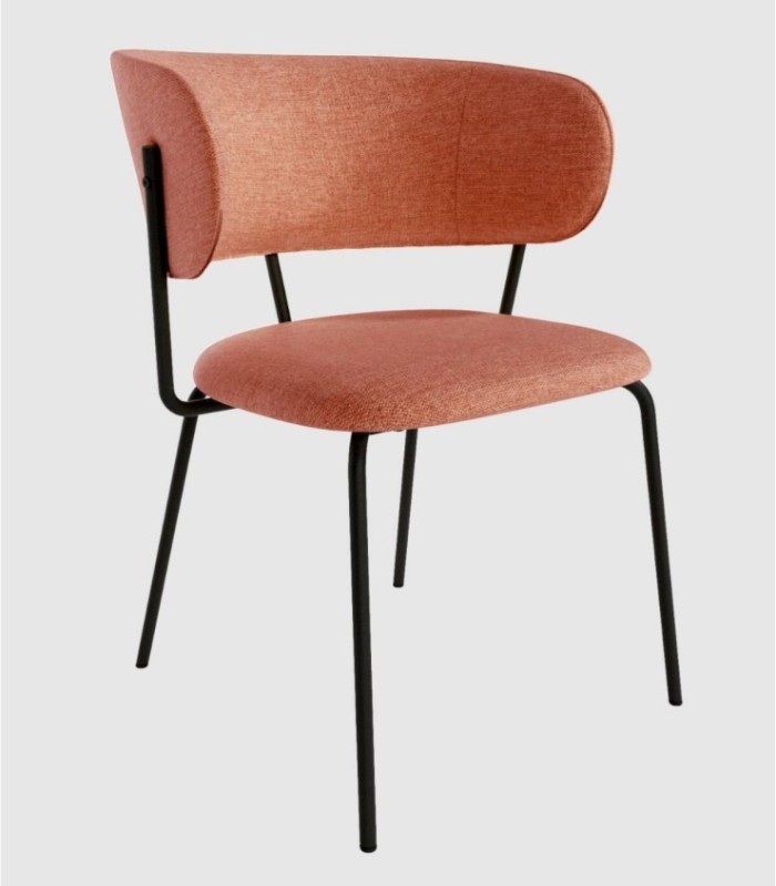 Quebec salmon-colored chair
