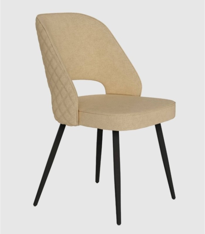 Set van 2 crèmekleurige stoelen Sicilia