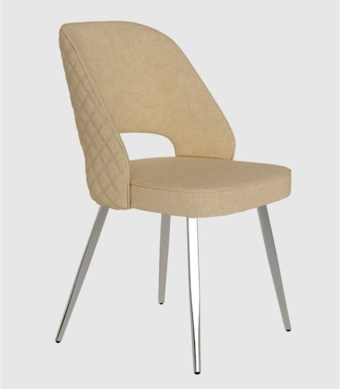 Set of 2 cream Naples chairs