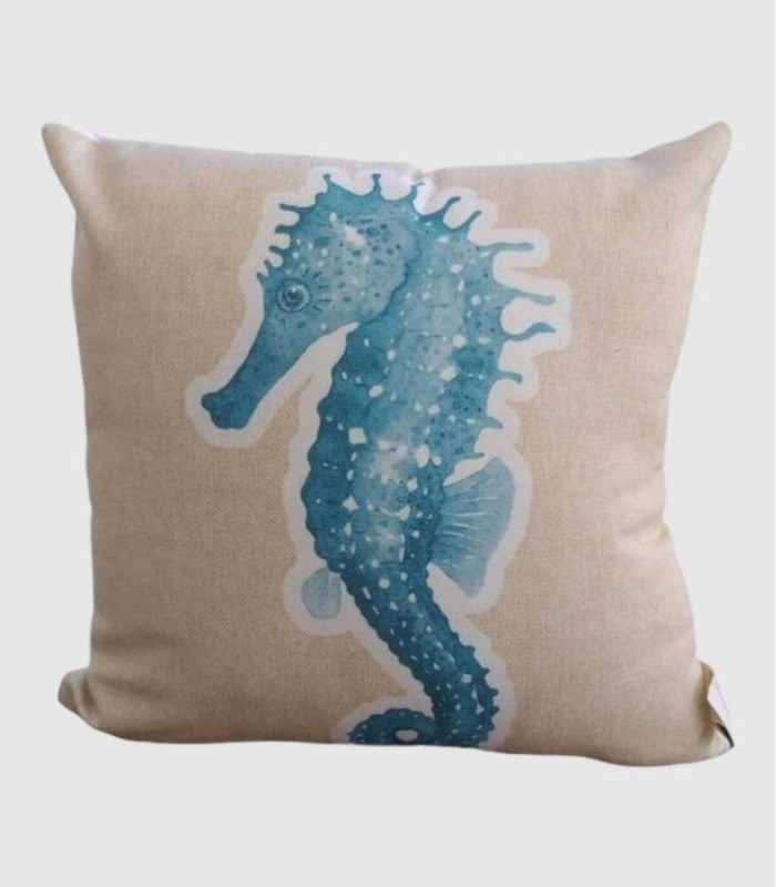 tahiti seahorse cushion