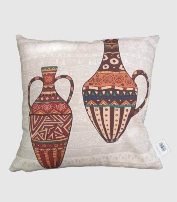 Etnische kussenamforen 45x45cm.