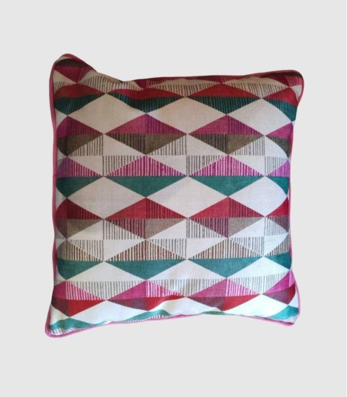 Cojín decoración tacto terciopelo doble cara.