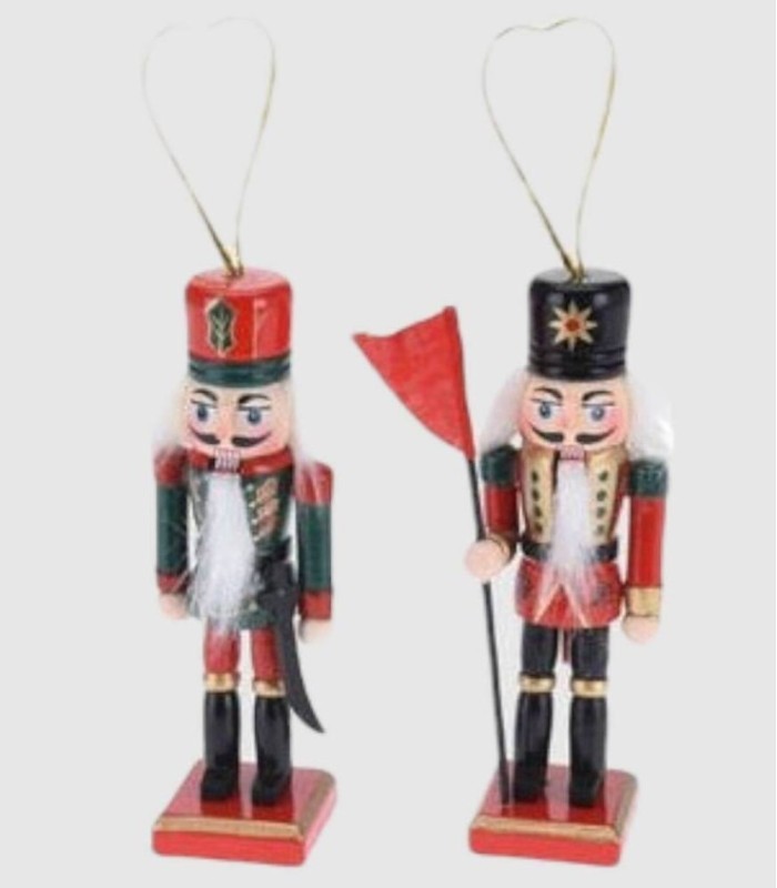 Pack de decoración colgante soldaditos cascanueces