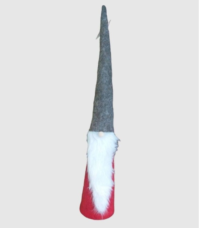Kerstdecoratie: Kerstman gemaakt van vilt.