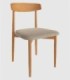 Pack 2 sillas Malmo roble hueso