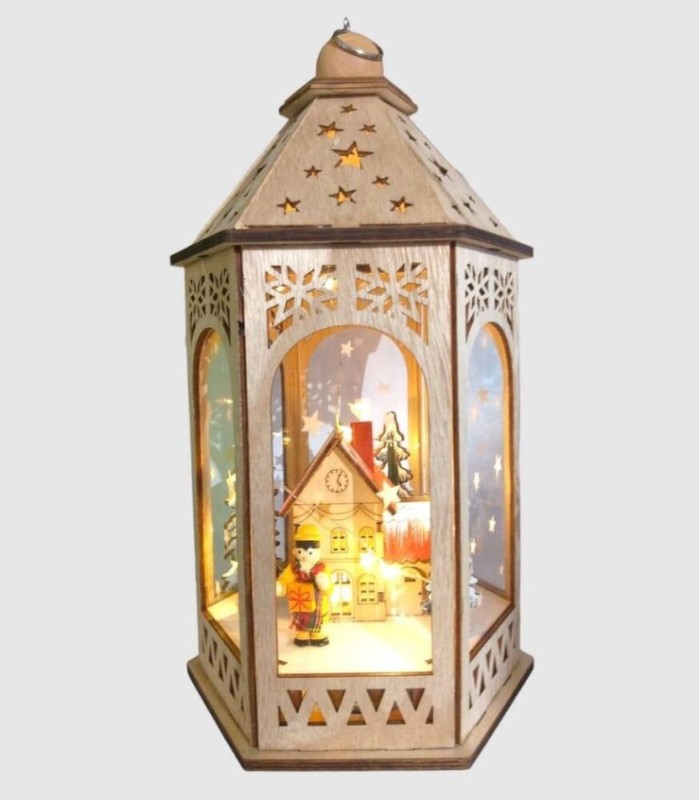 Kerstdecoratie voor in huis, 29x14 cm.