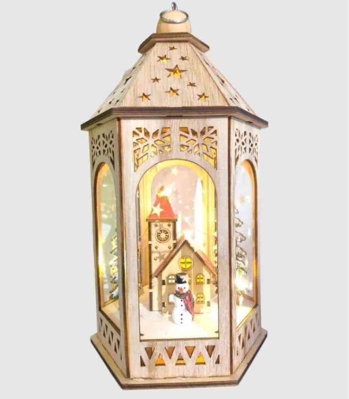 Kerstdecoratie voor in huis, 29x14 cm.