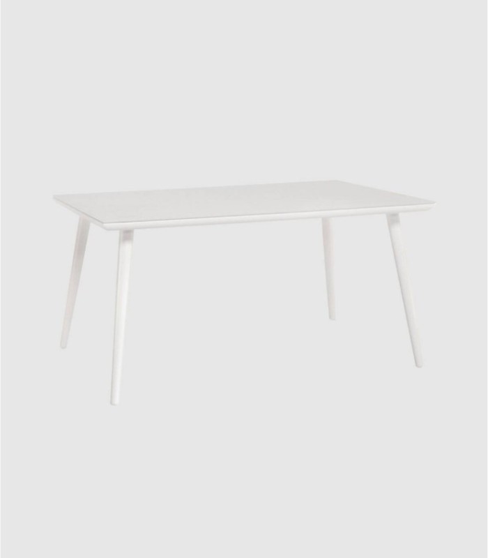 Rechthoekige glazen tafel met Donau-motief