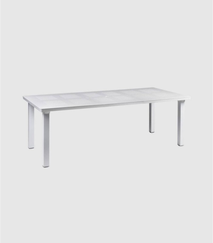 Levante witte uitschuifbare tuintafel