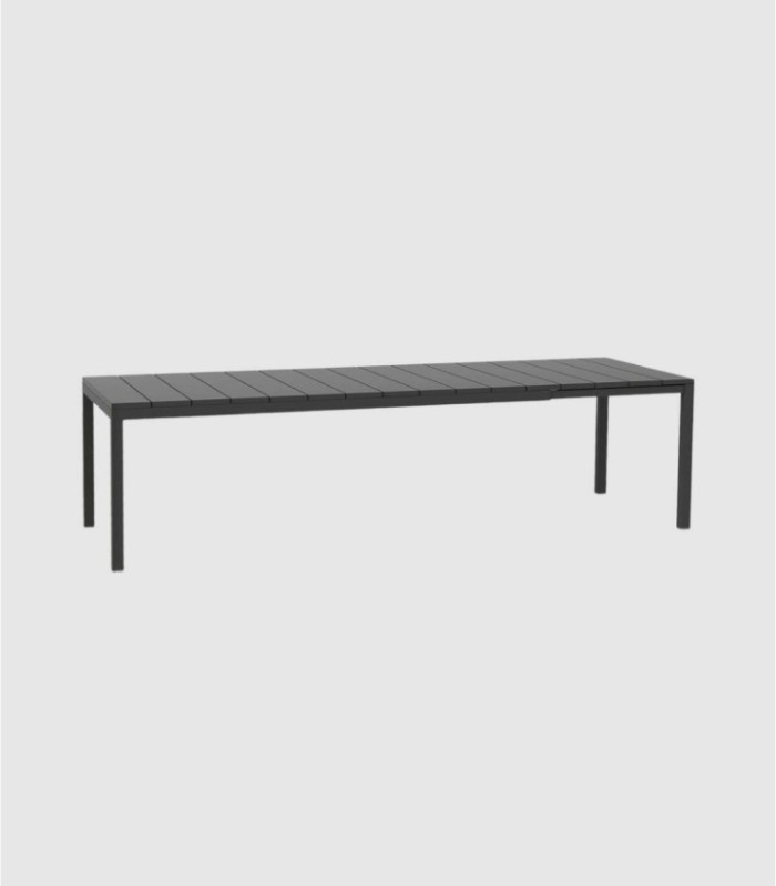 RIO EXT TAFEL, TAFELFORMAAT 210X100(280), ANTRACIET TAFELKLEUR