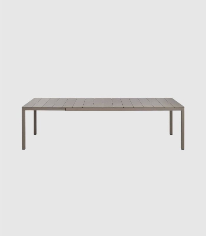 RIO EXT TABLE, TABLE SIZE 210X100(280), COLOR TORTORA TABLE
