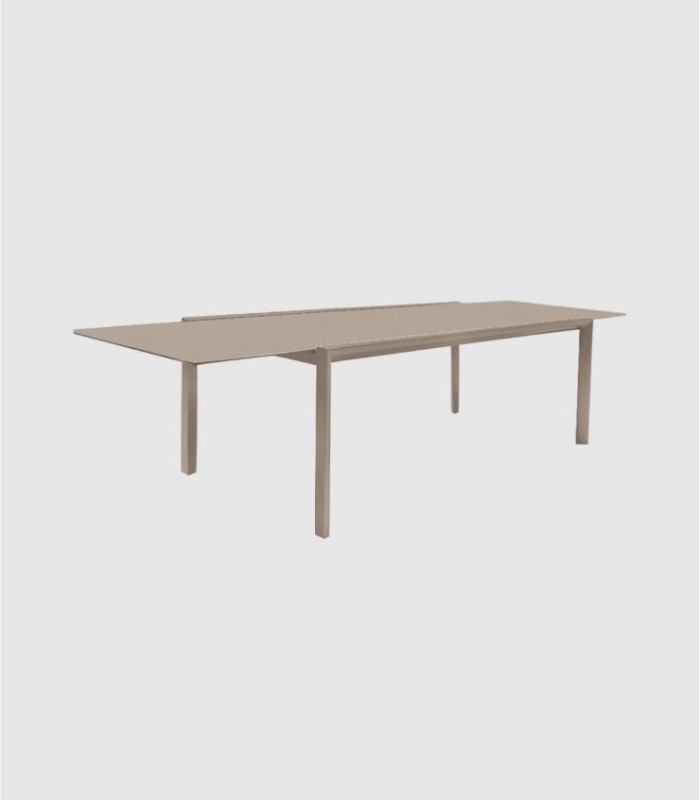 Uitschuifbare eettafel Themis, beige