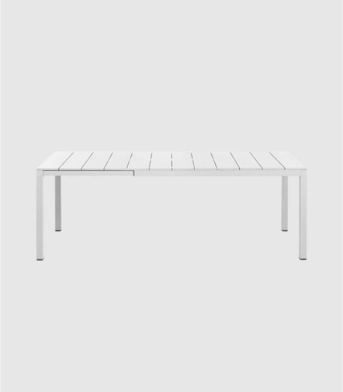 Rio witte uitschuifbare aluminium tafel