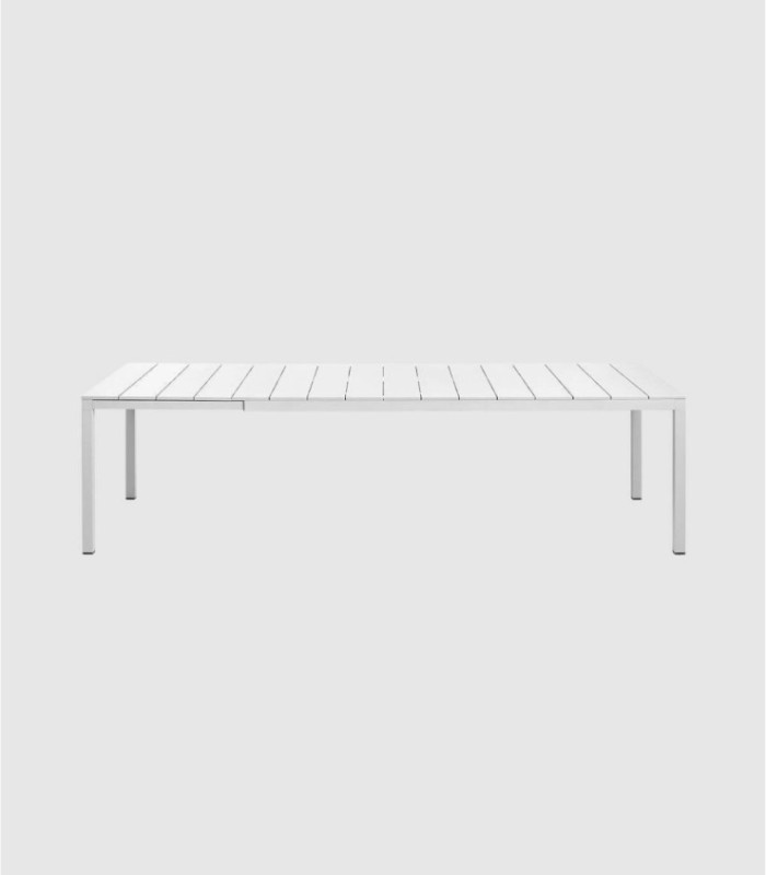 Rio witte uitschuifbare aluminium tafel